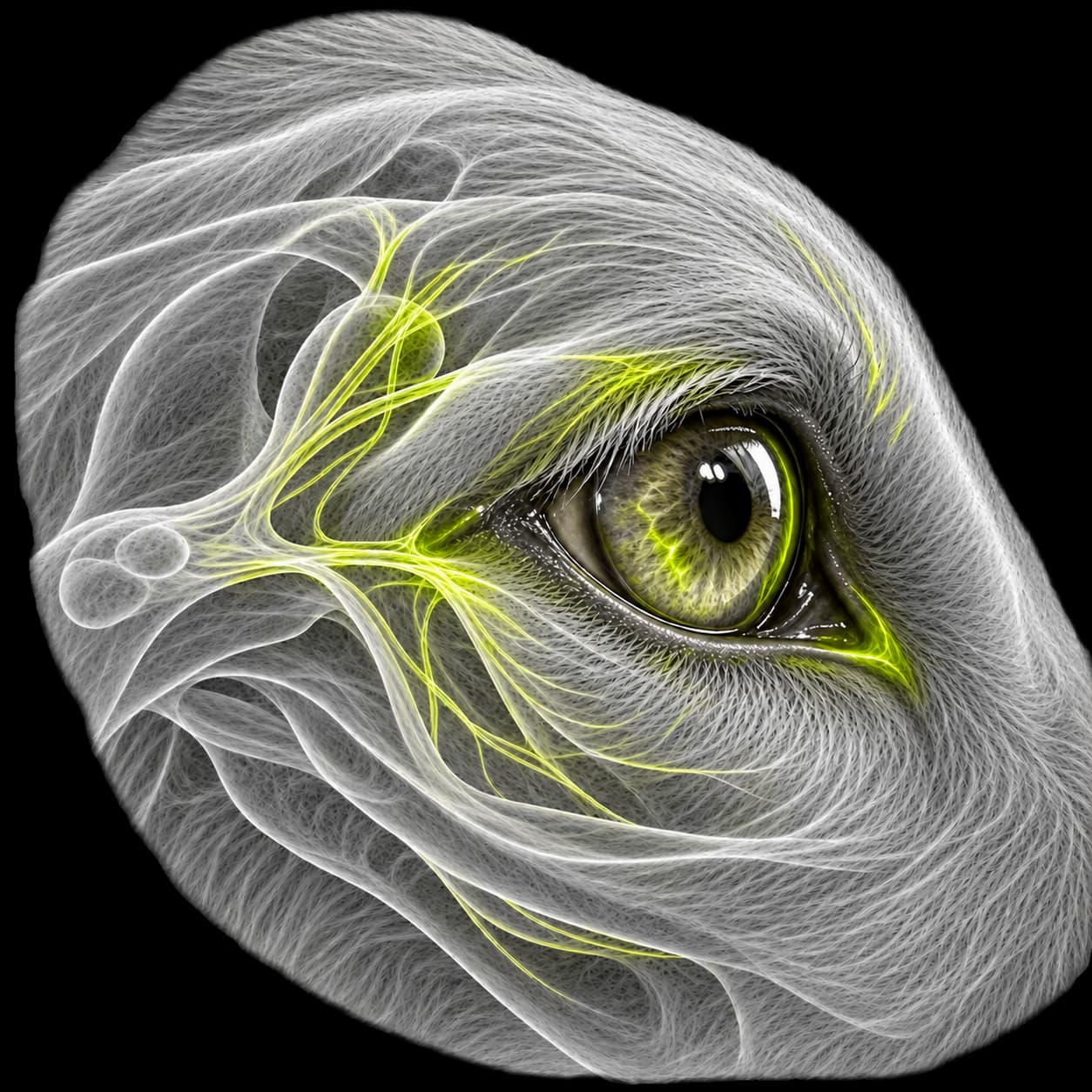 HOUND eye scientific specimen